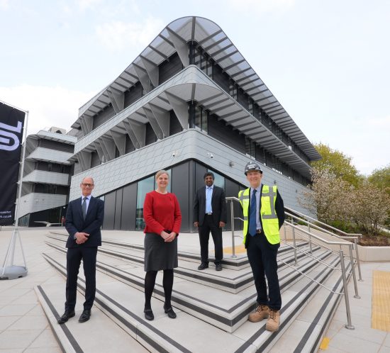 Bowmer and Kirkland hand over the keys to Space Park Leicester